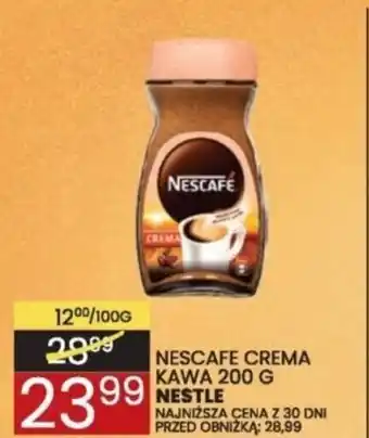 Wafelek NESCAFE CREMA KAWA 200 G oferta