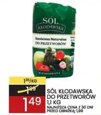 SÓL KŁODAWSKA DO PRZETWORÓW 1,1 KG