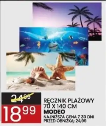 Wafelek RĘCZNIK PLAŻOWY 70 X 140 CM oferta