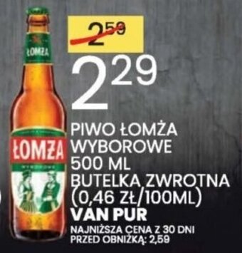 Wafelek PIWO ŁOMŻA WYBOROWE 500 ML oferta