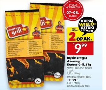 Twój Market Brykiet z węgla drzewnego Express-Grill, 2 kg oferta