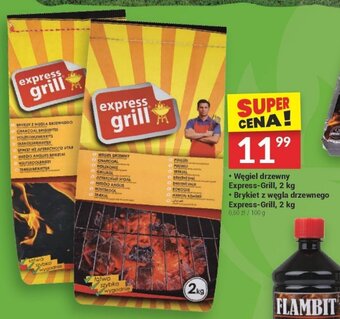 Twój Market Węgiel drzewny Express-Grill, 2 kg / Brykiet z węgla drzewnego Express-Grill, 2 kg oferta