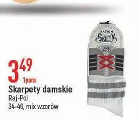 E.Leclerc Skarpety damskie rozm. 34-46 raj-pol oferta