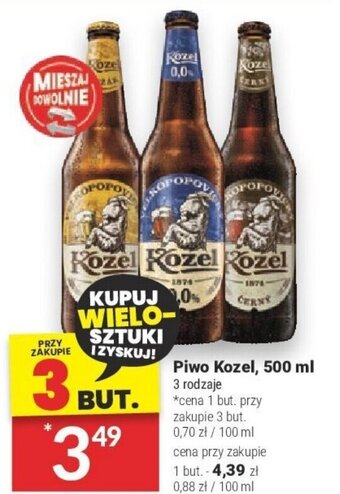 Twój Market Piwo Kozel, 500 ml oferta