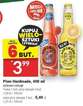 Twój Market Piwo Hardmade, 400 ml oferta