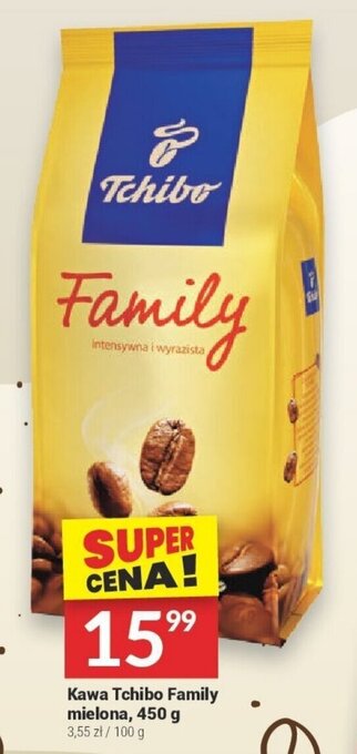 Twój Market Kawa Tchibo Family mielona, 450 g oferta