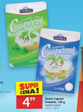 Twój Market Serek Capresi Polmlek, 150 g oferta