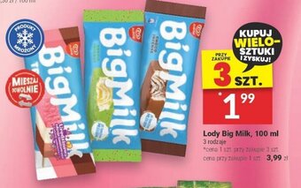 Twój Market Lody Big Milk, 100 ml oferta
