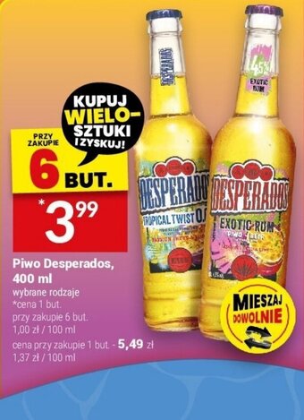 Twój Market Piwo Desperados, 400 ml oferta