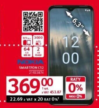 Selgros Nokia Smartfon C12 oferta