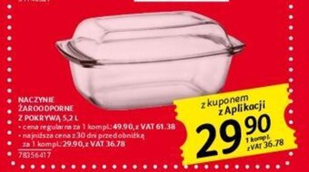 Selgros NACZYNIE ŻAROODPORNE Z POKRYWĄ 5,2 L oferta