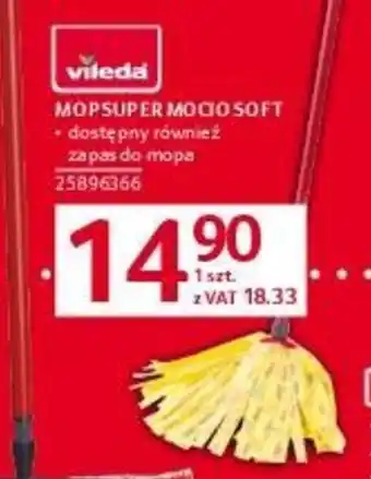 Selgros Vileda MOPSUPER MOCIOSOFT dostępny również zapas do mopa oferta