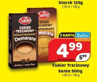 Delfin Cukier Trzcinowy Sante 500g oferta