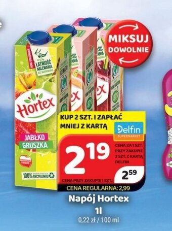 Delfin Napój Hortex 1 l oferta