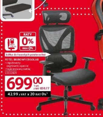 Selgros FOTEL BIUROWY ERGOLAB oferta