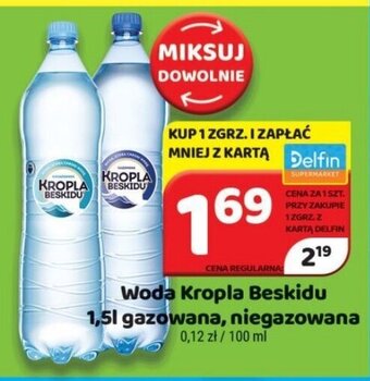 Delfin Woda Kropla Beskidu 1,5 l oferta