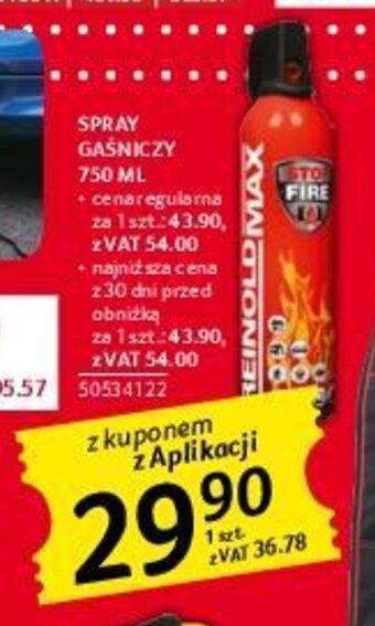 Selgros SPRAY GAŚNICZY 750 ML oferta