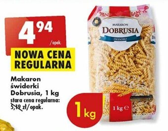 Biedronka Makaron świderki Dobrusia, 1 kg oferta