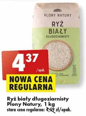 Biedronka Ryż biały długoziarnisty Plony Natury, 1 kg oferta