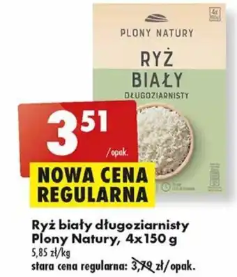 Biedronka Ryż biały długoziarnisty Plony Natury, 4 x 150 g oferta