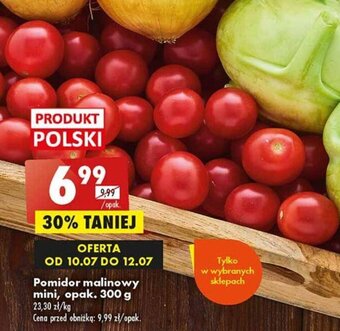 Biedronka Pomidor malinowy mini, opak. 300 g oferta