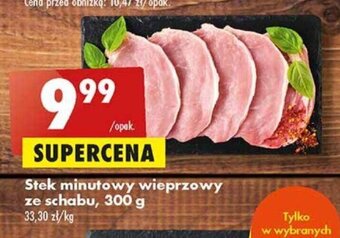Biedronka Stek minutowy wieprzowy ze schabu, 300 g oferta