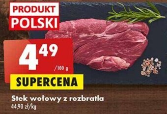 Biedronka Stek wołowy z rozbratla 100g oferta
