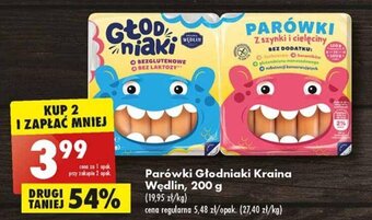 Biedronka Parówki Głodniaki Kraina Wędlin, 200 g oferta