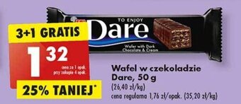 Biedronka Wafel w czekoladzie Dare, 50 g oferta