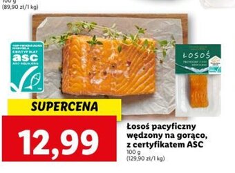 Lidl Łosoś pacyficzny wędzony na gorąco, z certyfikatem ASC 100 g oferta