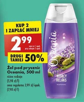 Biedronka Żel pod prysznic Oceania, 500 ml oferta