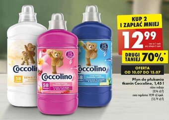 Biedronka Płyn do płukania tkanin Coccolino, 1,45 I oferta