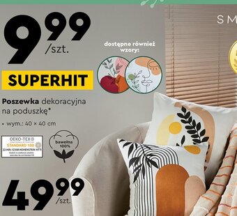 Biedronka Poszewka na poduszkę 40 x 40 cm oferta