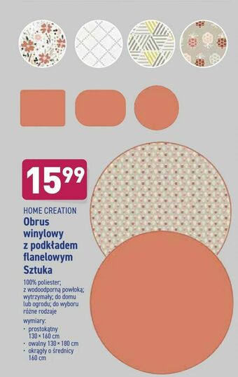 ALDI Obrus winylowy z podkładem flanelowym oferta