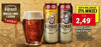 Lidl Kozel Ležák lub Černý oferta