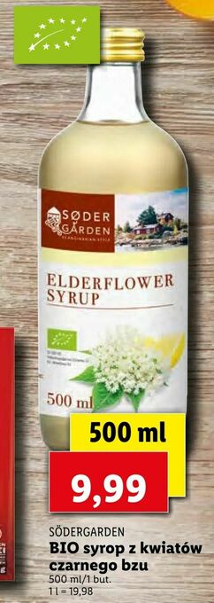 Lidl BIO syrop z kwiatów czarnego bzu oferta