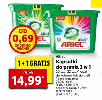 Lidl Kapsułki do prania 3 w 1 oferta