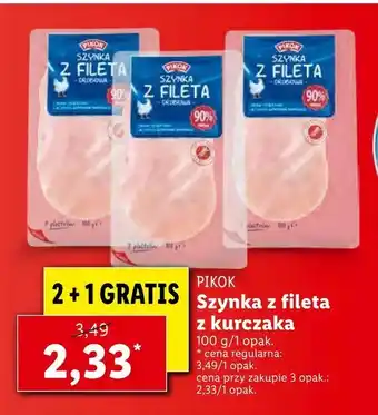 Lidl Szynka z fileta z kurczaka oferta