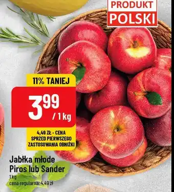 Biedronka Jabłka piros 1 KG oferta