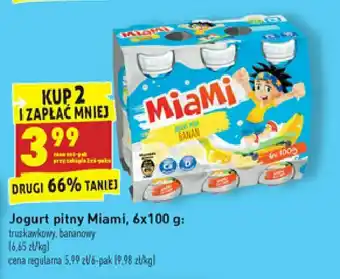 Biedronka Jogurt banan 1 OPAK 6 BTL 100 G oferta