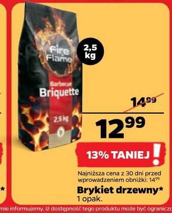 Netto Brykiet drzewny fire & flame oferta