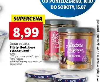 Lidl Śledzie od serca ze śliwką contimax oferta