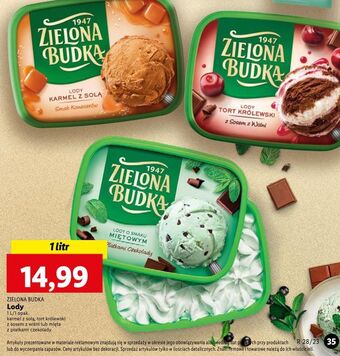 Lidl Lody tort królewski zielona budka oferta
