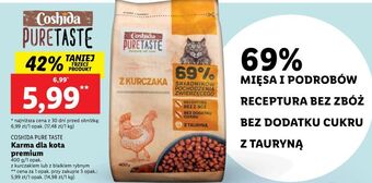 Lidl Karma dla kota z kurczakiem coshida pure taste oferta