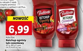 Lidl Ketchup ognisty pudliszki oferta