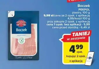 Carrefour Boczek wedzony pekpol oferta