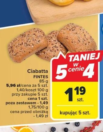 Carrefour Ciabata fitness oferta