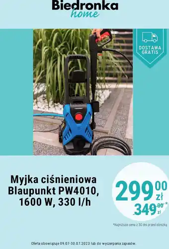 Biedronka Myjka ciśnieniowa 1600w blaupunkt oferta