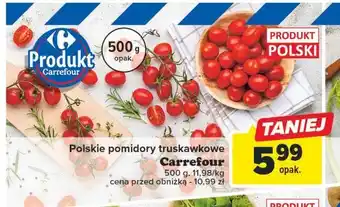 Carrefour Pomidory truskawkowe carrefour targ świeżości oferta