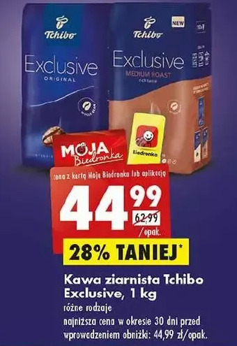 Biedronka Kawa tchibo exclusive oferta